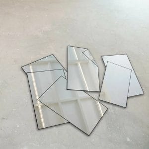 Papier by Miti, Paper shaped CNC creative mirror