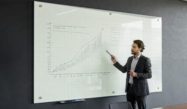 grid glass whiteboard